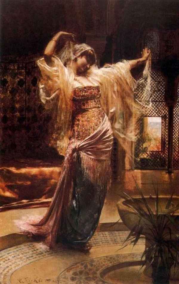 The fountain by Edouard Frederic Wilhelm Richter